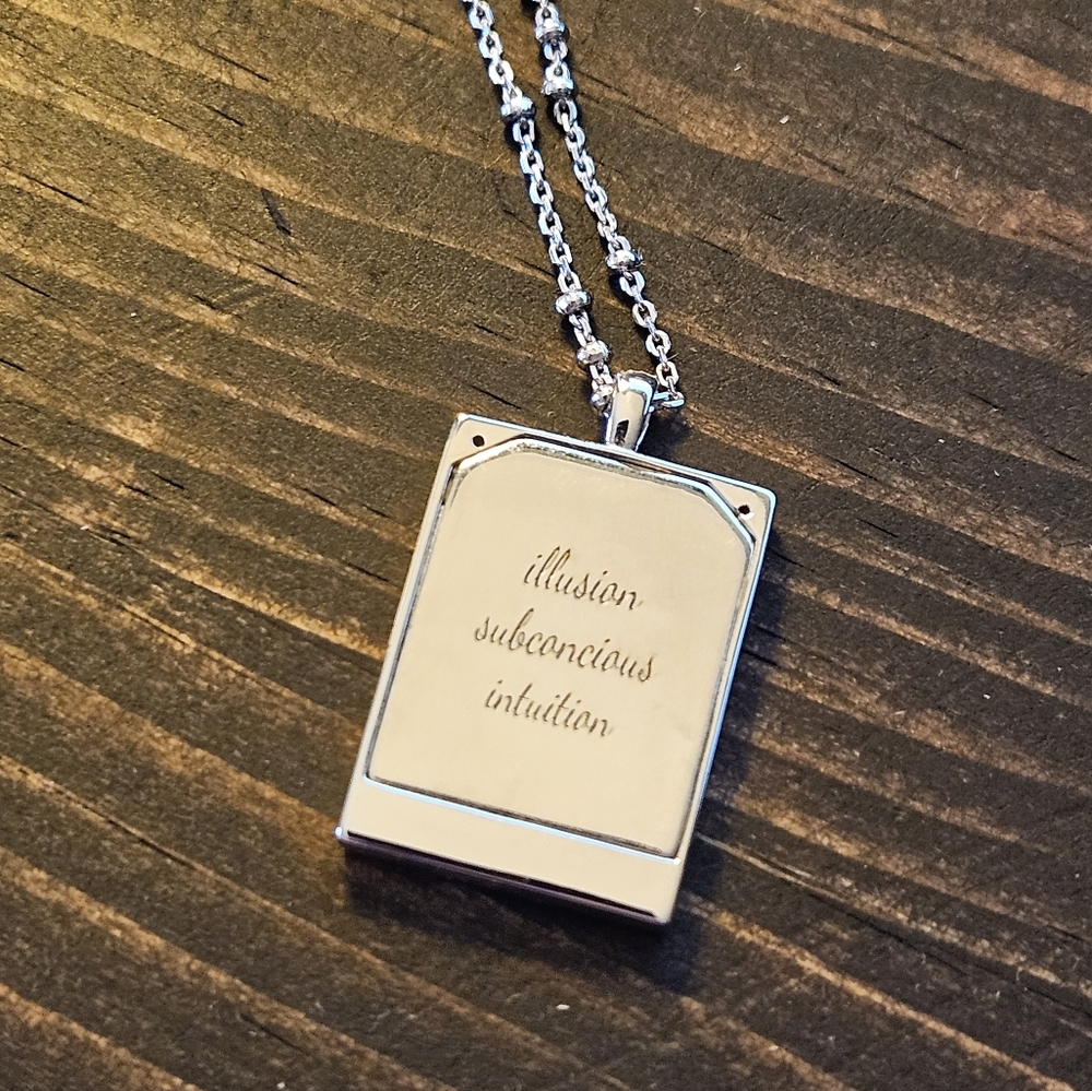 Evenfall Jewelry The Moon Tarot Card Talisman Pendant - Picture 7 of 8